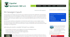 Desktop Screenshot of caputher-sv.de