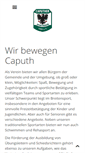 Mobile Screenshot of caputher-sv.de