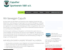 Tablet Screenshot of caputher-sv.de